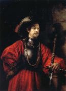REMBRANDT Harmenszoon van Rijn Portrait of a Man in Military Costume china oil painting artist